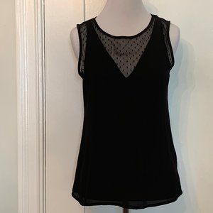 black banana republic sleeveless tank lace…